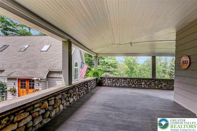 664 Griscom Rd, Barrett Twp, PA 18323 - view of wooden terrace