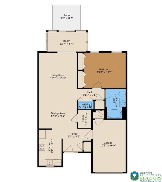 2638 Harvest Dr S, Forks Twp, PA 18040 - view of property floor plan