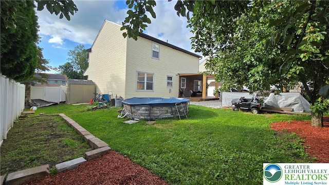 1136 Ashbourne Dr, Muhlenberg Twp, PA 19605 - back of property with a shed