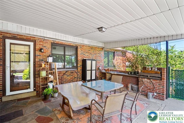 1321 W Union Blvd, Bethlehem City, PA 18018 - view of patio featuring outdoor dining space