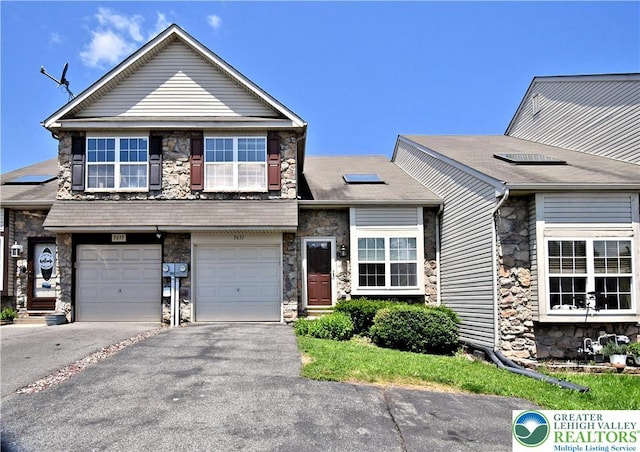 5631 Stonecroft Ln, Lower Macungie Twp, PA 18106 - multi unit property featuring stone siding, driveway, and a garage