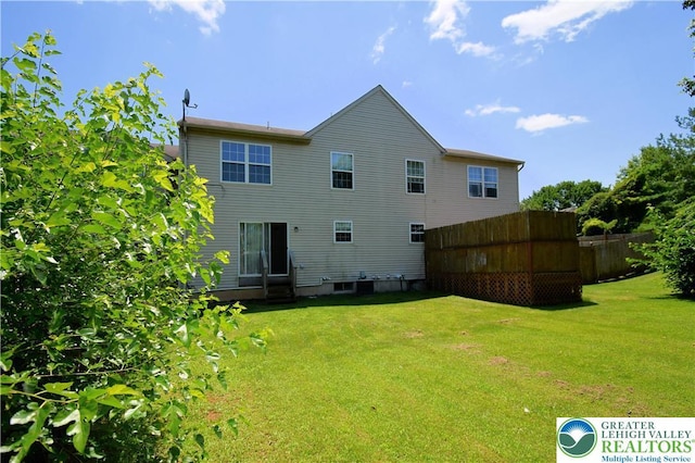 5631 Stonecroft Ln, Lower Macungie Twp, PA 18106 - rear view of property with entry steps