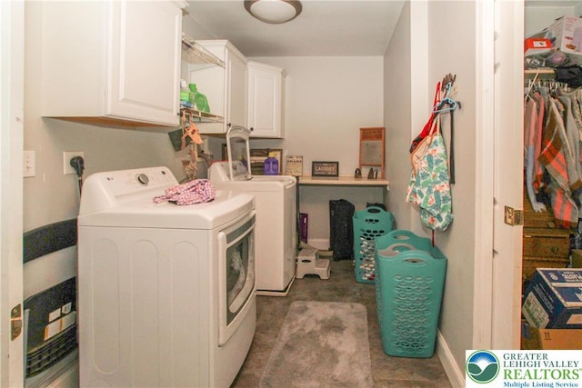 518 Bauer Rd, Moore Twp, PA 18014 - washroom featuring cabinet space and washing machine and dryer