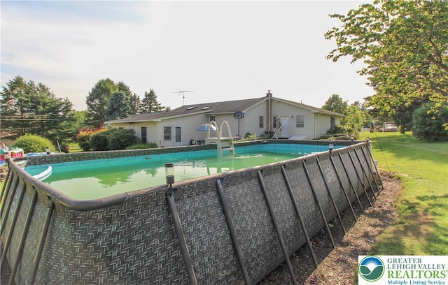 518 Bauer Rd, Moore Twp, PA 18014 - outdoor pool featuring a yard