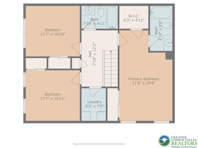 4094 Bunker Hill Dr S, Upper Saucon Twp, PA 18036 - view of room layout