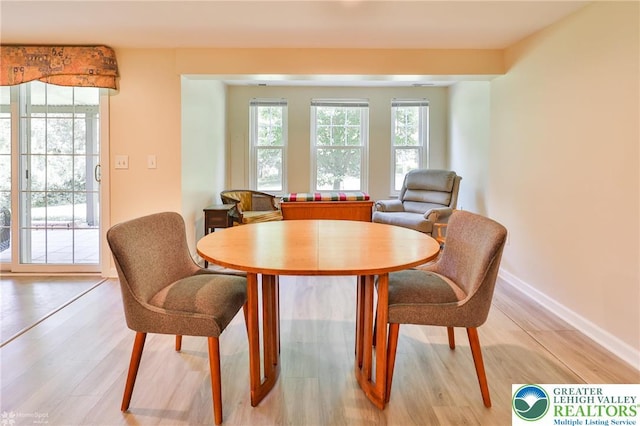 1945 Jenkins Dr, Forks Twp, PA 18040 - dining area featuring light wood-type flooring