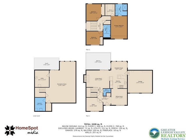 1945 Jenkins Dr, Forks Twp, PA 18040 - view of property floor plan