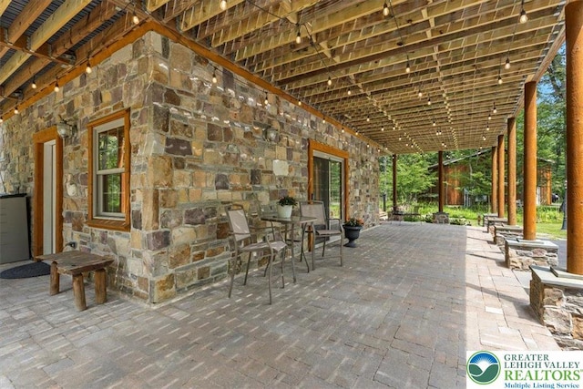 207 W Douglasville Rd, Bushkill Twp, PA 18064 - view of patio / terrace
