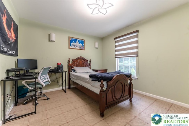 1536 Cambridge Dr, Lower Macungie Twp, PA 18062 - bedroom featuring baseboards and an office area