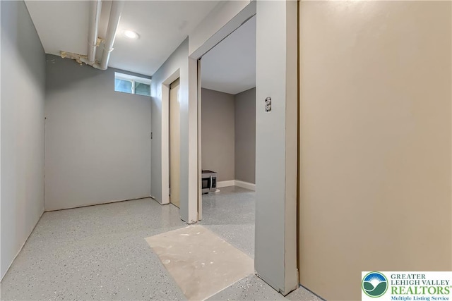 6945 Hunt Dr, Lower Macungie Twp, PA 18062 - corridor with speckle patterned floor