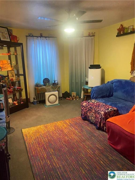 733 Nazareth Pike, Lower Nazareth Twp, PA 18064 - bedroom with carpet flooring and ceiling fan