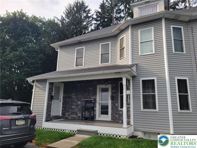 733 Nazareth Pike, Lower Nazareth Twp, PA 18064 - view of front of property with covered porch