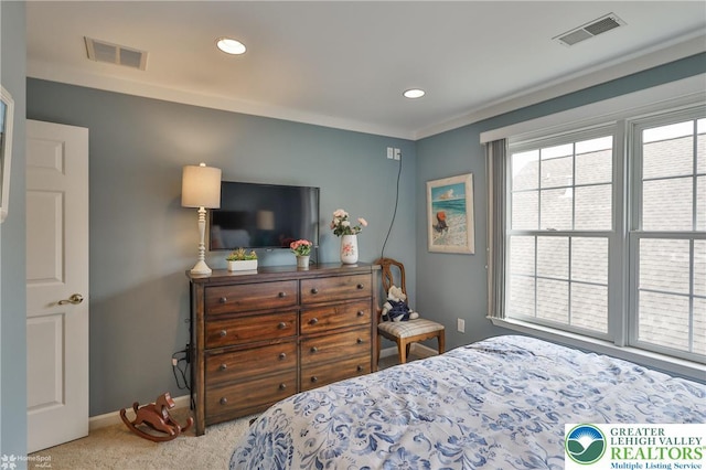 4076 Pine Hurst Dr, Allen Twp, PA 18067 - bedroom with multiple windows, carpet flooring, and recessed lighting