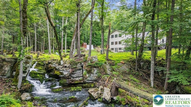 1079 Marshalls Creek Rd, Middle Smithfield Twp, PA 18302 - view of wooded area