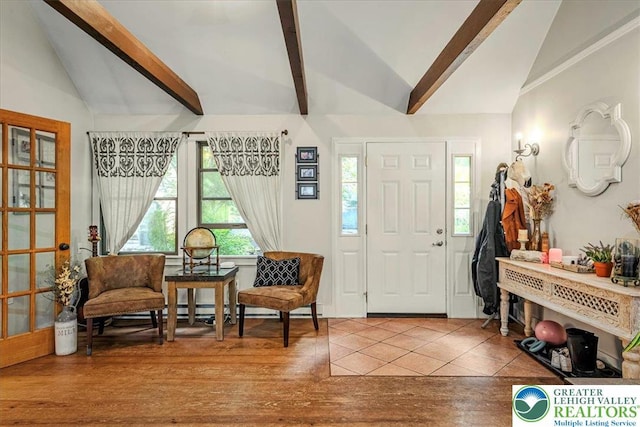 1079 Marshalls Creek Rd, Middle Smithfield Twp, PA 18302 - foyer entrance featuring wood finished floors