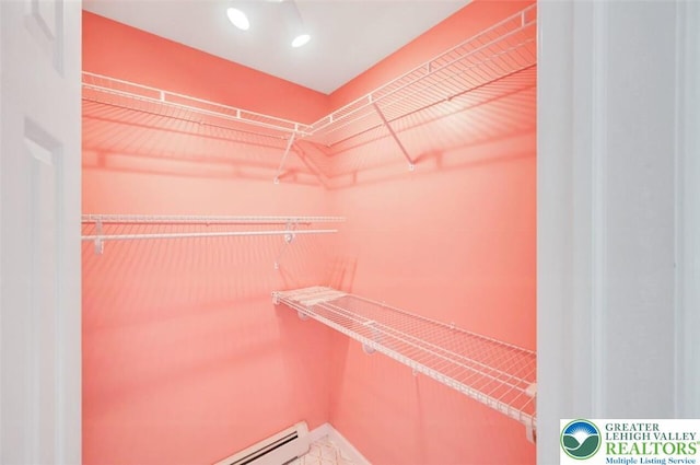 119 Savage Trl, Smithfield Twp, PA 18301 - spacious closet featuring baseboard heating