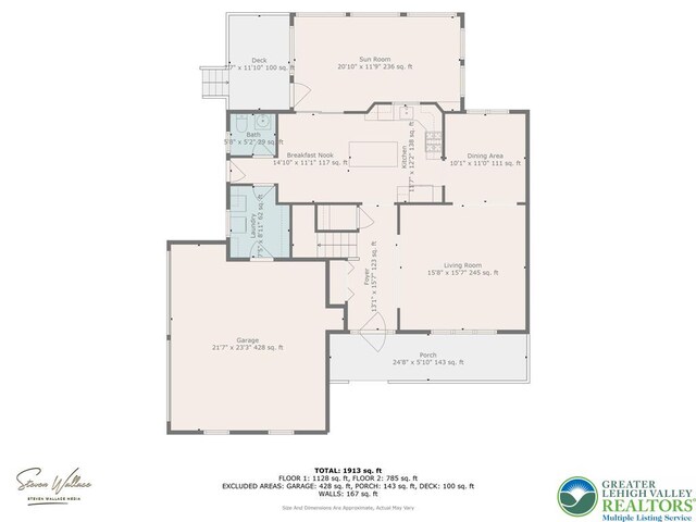 119 Savage Trl, Smithfield Twp, PA 18301 - view of floor plan / room layout