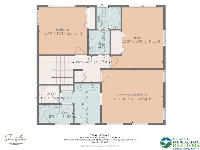 119 Savage Trl, Smithfield Twp, PA 18301 - view of property floor plan