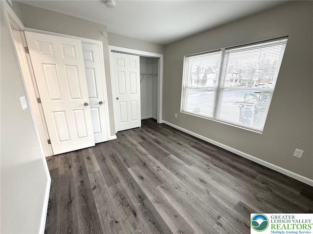 801 W Broad, Bethlehem City, PA 18018 - unfurnished bedroom with wood finished floors and a closet