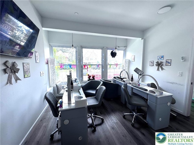 801 W Broad, Bethlehem City, PA 18018 - office area with dark wood-style floors
