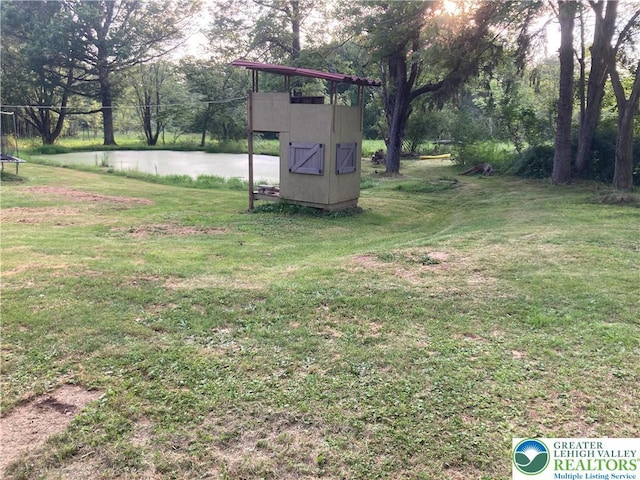 5984 Rte 412, Springfield Twp, PA 18077 - view of green lawn featuring a water view
