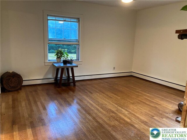 5984 Rte 412, Springfield Twp, PA 18077 - unfurnished room featuring wood finished floors