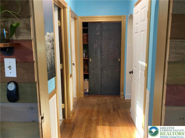 5984 Rte 412, Springfield Twp, PA 18077 - hall featuring wood finished floors