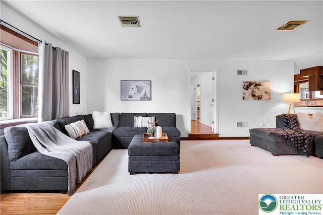 8555 Mohr Ln, Weisenberg Twp, PA 18051 - carpeted living room featuring baseboards