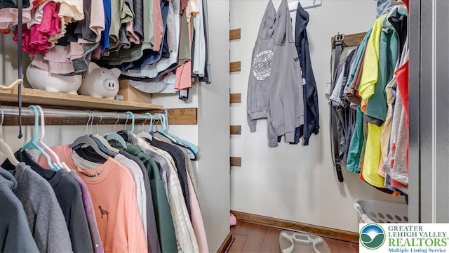 5129 3rd St, Whitehall Twp, PA 18052 - spacious closet featuring wood finished floors