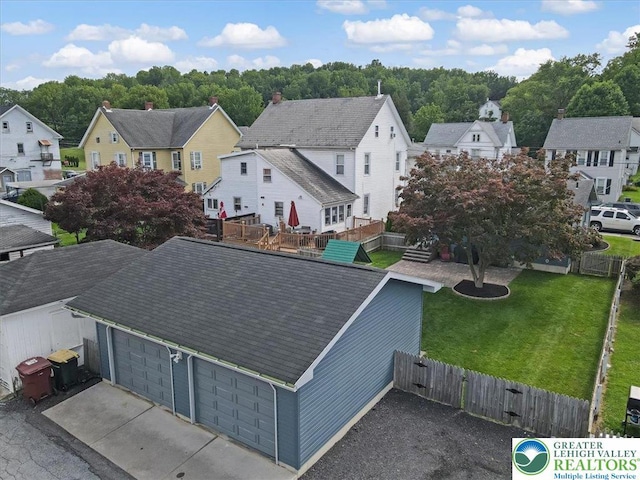5129 3rd St, Whitehall Twp, PA 18052 - aerial perspective of suburban area