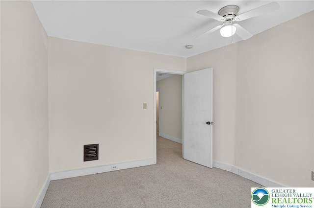 22 N Warren St, Easton, PA 18042 - carpeted spare room featuring ceiling fan and a smoke detector