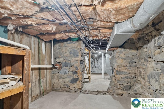 22 N Warren St, Easton, PA 18042 - view of unfinished below grade area