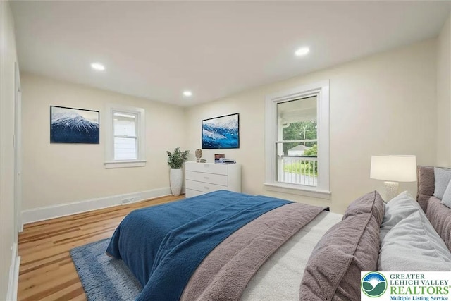 428 Shook Ave, Stroud Twp, PA 18360 - bedroom featuring recessed lighting and wood finished floors