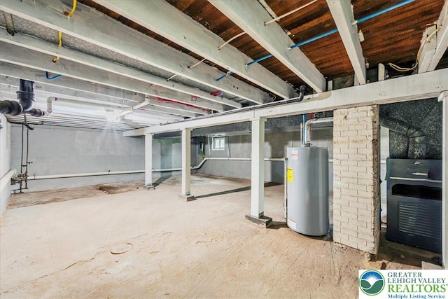 428 Shook Ave, Stroud Twp, PA 18360 - basement with gas water heater