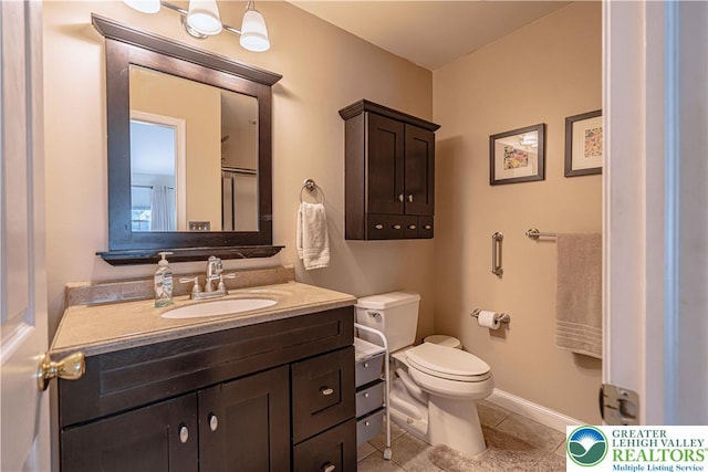 2877 Hope Ridge Dr, Bethlehem Twp, PA 18045 - bathroom featuring tile patterned floors and vanity