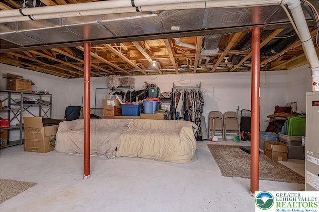 2877 Hope Ridge Dr, Bethlehem Twp, PA 18045 - view of unfinished below grade area