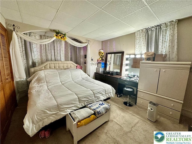 189 W 27th St, Northampton Boro, PA 18067 - carpeted bedroom with a drop ceiling
