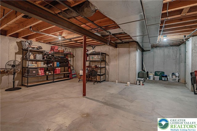 2029 Amherst Dr, Lower Saucon Twp, PA 18015 - view of unfinished below grade area