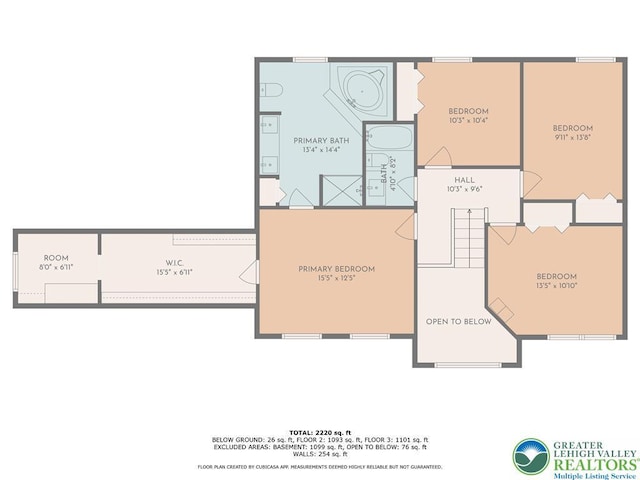 2029 Amherst Dr, Lower Saucon Twp, PA 18015 - view of room layout