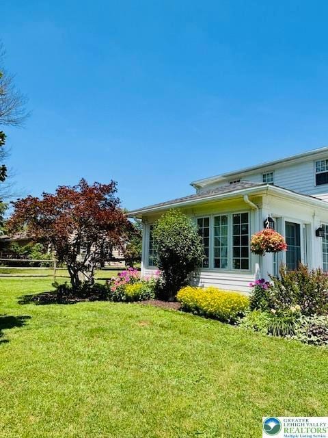 2734 Old Bethlehem Pike, Milford Twp, PA 18951 - view of home's exterior with a yard