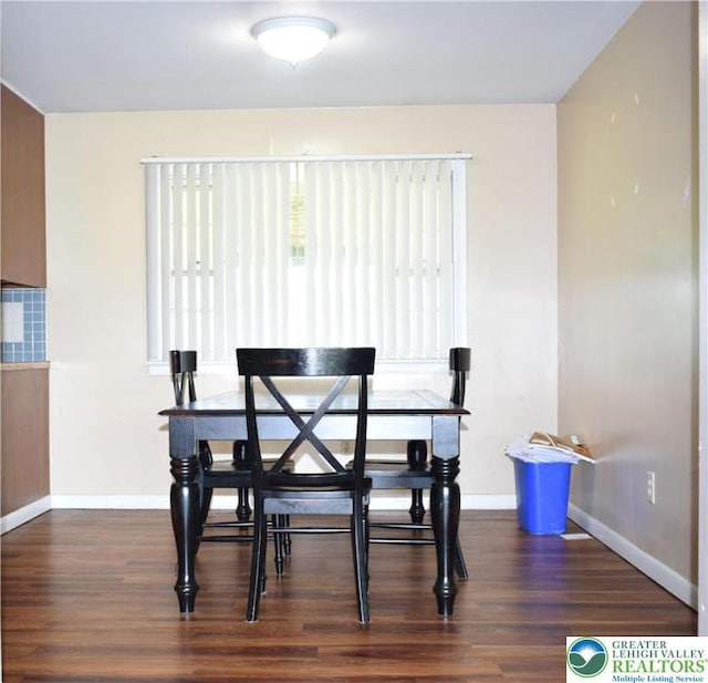 2841 Willow St, North Whitehall Twp, PA 18037 - dining area featuring wood finished floors and baseboards