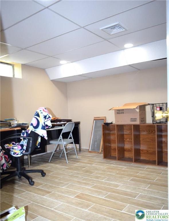 2841 Willow St, North Whitehall Twp, PA 18037 - home office with light wood finished floors