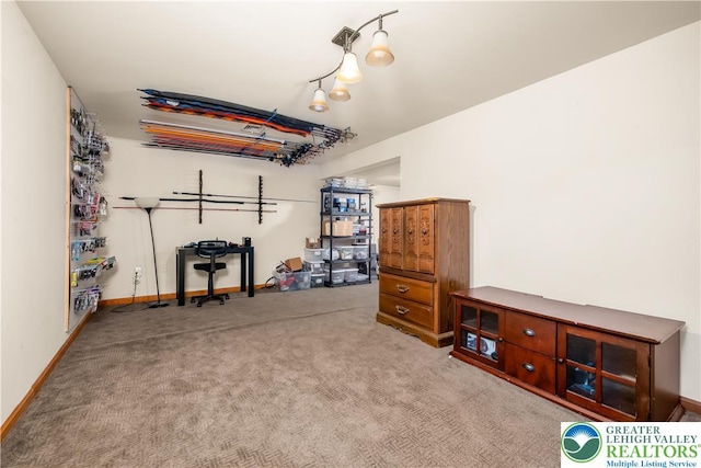 2721 Victoria Ln, Easton, PA 18045 - playroom with carpet and baseboards