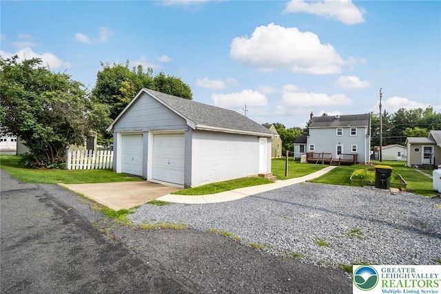 457 E Lawn Rd, Upper Nazareth Twp, PA 18064 - view of detached garage