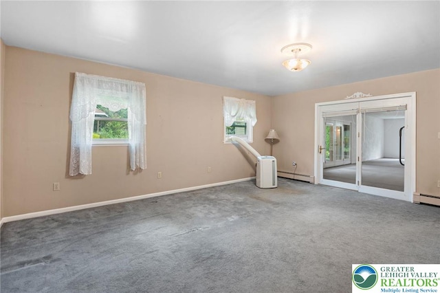 242 Schoeneck Ave, Nazareth Boro, PA 18064 - carpeted empty room featuring a baseboard radiator