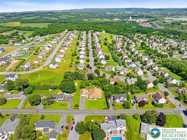 242 Schoeneck Ave, Nazareth Boro, PA 18064 - aerial perspective of suburban area