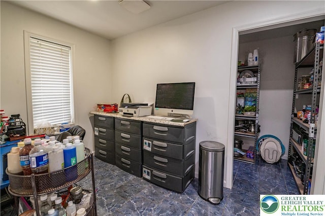1555 Longleaf Dr, Chestnuthill Twp, PA 18330 - office space featuring dark marble finish floors