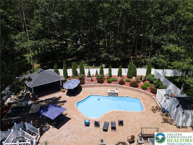1555 Longleaf Dr, Chestnuthill Twp, PA 18330 - view of pool with a patio