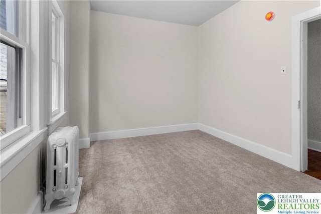 35 N 3rd St, Bangor Boro, PA 18013 - carpeted spare room with radiator and baseboards