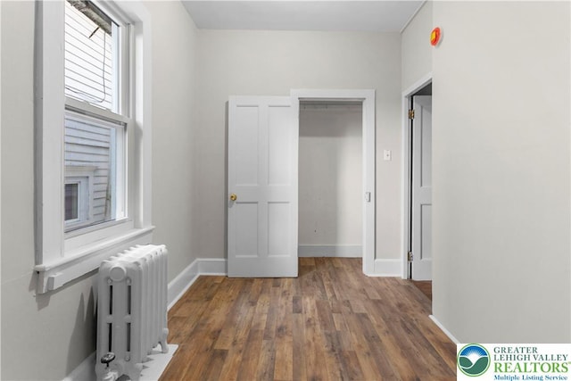 35 N 3rd St, Bangor Boro, PA 18013 - unfurnished bedroom featuring radiator and wood finished floors